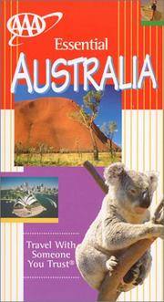 AAA Essential Guide Australia (Essential Australia) by Anne Matthews - 5/28/2002