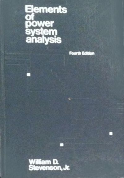 Elements of Power System Analysis (MCGRAW HILL SERIES IN ELECTRICAL AND COMPUTER