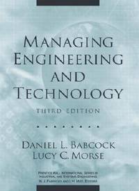 Managing Engineering and Technology