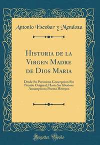Historia de la Virgen Madre de Dios Maria: Desde Su Purissima Concepcion Sin Pecado Original,...