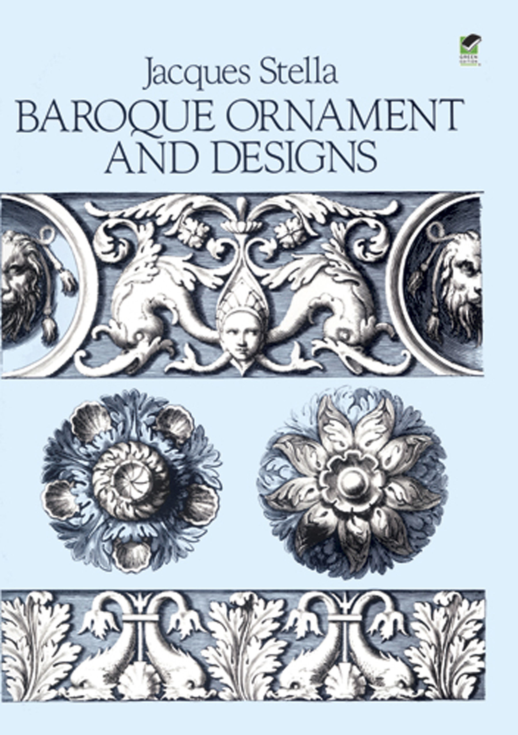 Baroque Ornament and Designs (Dover Pictorial Archive) [Paperback] Stella,  Jacques, image size:1800x2557