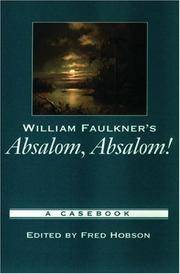 Absalom Absalom By Faulkner William