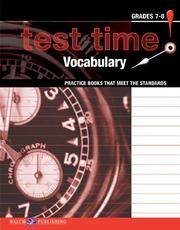 Test Time! Practice Books That Meet The Standards: Vocabulary (Test Time! Practice Books That...