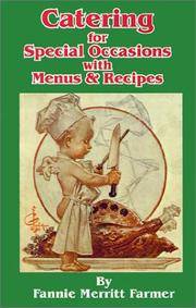 image of Catering for Special Occasions with Menus & Recipes