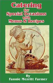 Catering For Special Occasions With Menus  Recipes