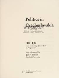POLITICS IN CZECHOSLOVAKIA