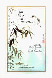 Jen Agape Tao with Tu Wei-Ming by Zlomislic: Goicoechea (edited by) - 1999