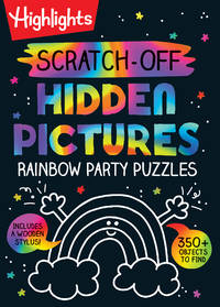 Scratch-Off Hidden Pictures Rainbow Party Puzzles: Over 350 Colorful Objects to Find in this...