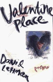 VALENTINE PLACE: Poems