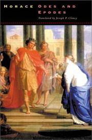 Odes and Epopes of Horace