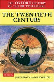 image of Oxford History of the British Empire: Volume IV: The Twentie