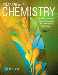 cover of Chemistry: An Introduction to General, Organic, and Biological Chemistry Plus MasteringChemistry with Pearson eText -- Access Card Package (13th Edition)