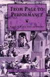 From Page to Performance  Essays in Early English Drama