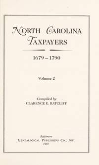 North Carolina Taxpayers, 1701-1786