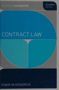 Contract Law (Palgrave Law Masters) by McKendrick, Ewan - 2015