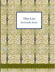 cover of Three Lives: Stories of The Good Anna Melanctha and The Gentle Lena