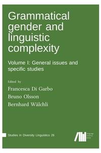 Grammatical gender and linguistic complexity I