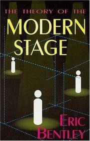 cover of The Theory of the Modern Stage