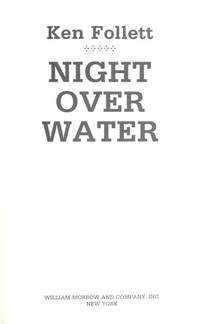 cover of Night over Water (William Morrow Large Print Editions)