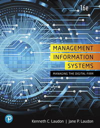 Management Information Systems: Managing the Digital Firm by Laudon, Kenneth; Laudon, Jane - 2020-09-15