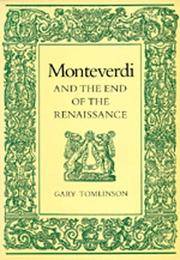 Monteverdi and the end of the Renaissance