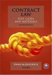 image of Contract Law: Text, Cases, & Materials