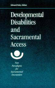 Developmental Disabilities & Sacramental Access