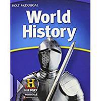 Holt McDougal, World History, Student Textbook, c. 2012 by