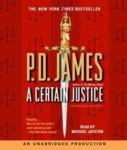image of A Certain Justice (Adam Dalgliesh Mystery Series #10)