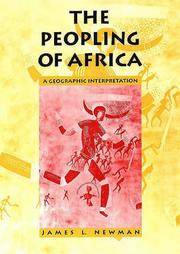 The Peopling Of Africa