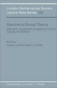 Geometric Group Theory: Volume 2