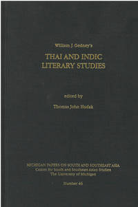 William J. Gedney's Thai and Indic Literary Studies