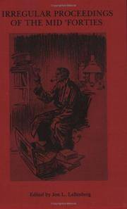 Irregular Proceedings of the Mid &#039;Forties: Archival History of the Baker Street Irregulars by Jon L. Lellenberg [Editor] - 1995-11-01