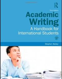 cover of Academic Writing: A Handbook for International Students