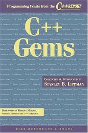 C++ Gems: Programming Pearls from The C++ Report (SIGS Reference Library)