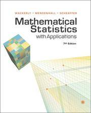 Mathematical Statistics With Applications