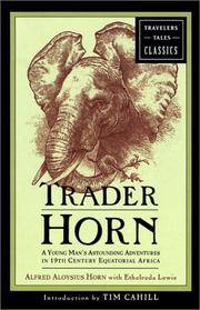 Trader Horn By Horn Alfred Aloysius - 