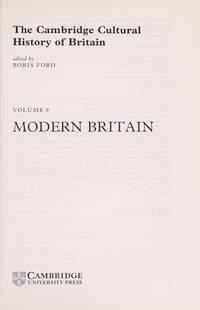 The Cambridge Cultural History Of Britain - Early Britain - 