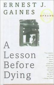 image of A Lesson Before Dying (Turtleback School_Library Binding Edition)