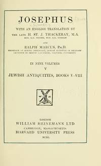 image of Works: Antiquities v.5: Antiquities Vol 5 (Loeb Classical Library)