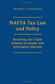 Nafta Tax Law and Policy