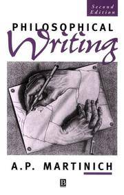 cover of Philosophical Writing: An Introduction