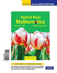 Applied Basic Mathematics, Books a la Carte Edition (2nd Edition)