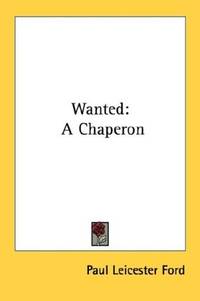 Wanted - a Chaperon