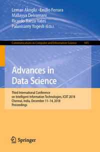Advances in Data Science : Third International Conference on Intelligent Information...
