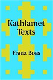 cover of Kathlamet Texts