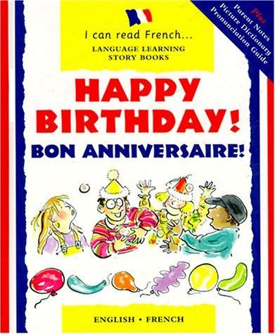 Happy Birthday Bon Anniversaire By Jacqueline French Portion Mary Jansen Hardcover 1996 From Barb S People Builders Sku 16