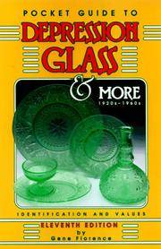 Pocket Guide To Depression Glass  More Identification