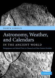 Astronomy, Weather, and Calendars in the Ancient…