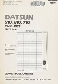 Datsun 510, 610, 710, 1968-1977 shop manual